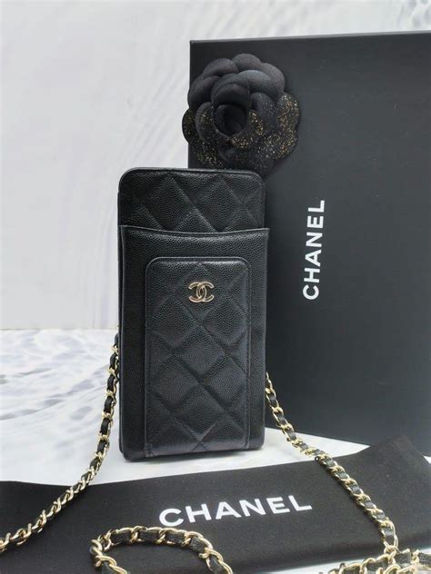 chanel phone case wallet|chanel iphone case with chain.